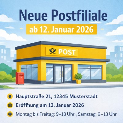 Neue Postfiliale in Neuenbürg eröffnet im Genial Markt